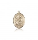 St. Catherine of Siena Medal, 14 Karat Gold, Medium