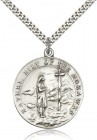 St. Kateri Medal, Sterling Silver