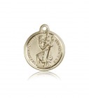 St. Christopher Medal, 14 Karat Gold
