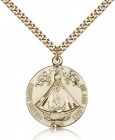 Senora De Los Lagos Medal, Gold Filled