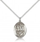 St. George Medal, Sterling Silver, Medium