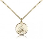 St. Gerard Medal, Gold Filled