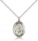 St. Rita of Cascia Medal, Sterling Silver, Medium