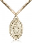 Miraculous Medal, Gold Filled