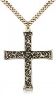 Cross Pendant, Gold Filled