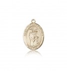 St. Thomas A Becket Medal, 14 Karat Gold, Medium