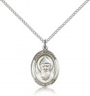 St. Sharbel Medal, Sterling Silver, Medium