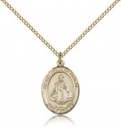 Infant of Prague Medal, Gold Filled, Medium