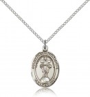 Our Lady of All Nations Medal, Sterling Silver, Medium