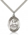 St. Honorius Medal, Sterling Silver, Large