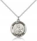 St. Theresa Medal, Sterling Silver