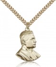Saint Pius X Medal, Gold Filled