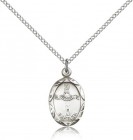 Baptism Medal, Sterling Silver