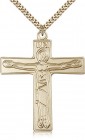 Cursillio Cross Pendant, Gold Filled