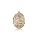 St. Albert the Great Medal, 14 Karat Gold, Medium