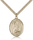 St. Victoria Medal, Gold Filled, Large