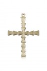 Cross Pendant, 14 Karat Gold