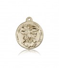 St. Michael the Archangel Medal, 14 Karat Gold