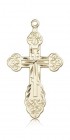 Cross Pendant, 14 Karat Gold