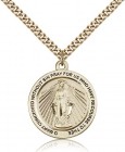 Miraculous Medal, Gold Filled