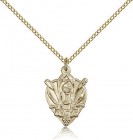 Communion Medal, Gold Filled