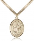 Our Lady of Mercy Medal, Gold Filled, Large