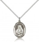 St. Frances Cabrini Medal, Sterling Silver, Medium
