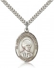 St. Louis Marie De Montfort Medal, Sterling Silver, Large