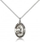 St. Gerard Majella Medal, Sterling Silver