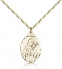 St. Francis Medal, Gold Filled