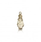 Infant of Prague Medal, 14 Karat Gold
