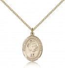St. John Baptist De La Salle Medal, Gold Filled, Medium