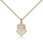 Seven Gifts Medal, Gold Filled