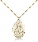 St. Jude Medal, Gold Filled