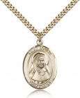 St. Louise De Marillac Medal, Gold Filled, Large