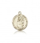 Our Lady of Loretto Medal, 14 Karat Gold