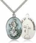 Medjugorje Medal, Sterling Silver