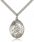 St. Perpetua Medal, Sterling Silver, Large