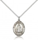 Infant of Prague Medal, Sterling Silver, Medium