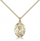 St. Christopher Medal, Gold Filled