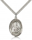 Our Lady of the Railroad Medal, Sterling Silver, Large