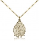 Miraculous Medal, Gold Filled