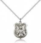 St. Michael the Archangel Medal, Sterling Silver