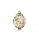 St. Veronica Medal, 14 Karat Gold, Medium
