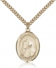 St. Bruno Medal, Gold Filled, Large
