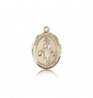 St. Nino De Atocha Medal, 14 Karat Gold, Medium