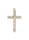 Cross Pendant, 14 Karat Gold