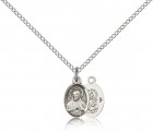 Scapular Medal, Sterling Silver