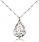 St. Theresa Medal, Sterling Silver