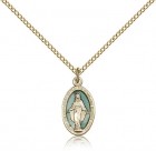 Miraculous Medal, Gold Filled